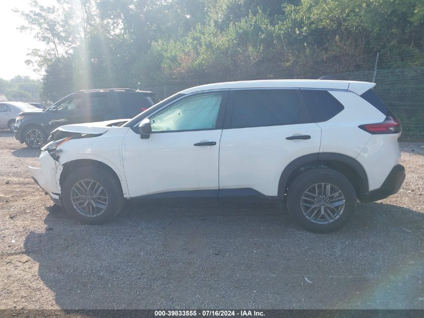 2022 Nissan Rogue S Intelligent Awd VIN: 5N1BT3AB3NC727961 Lot: 39833555