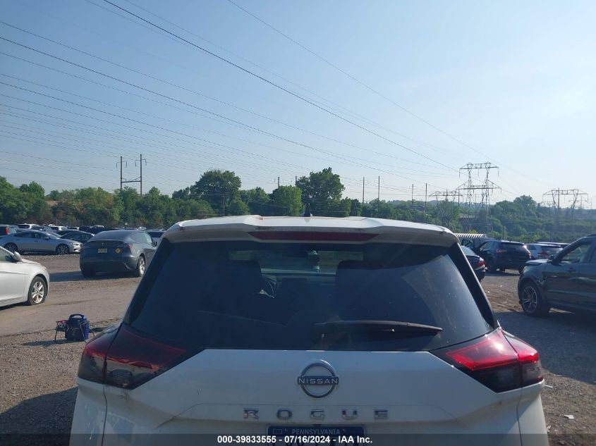 2022 Nissan Rogue S Intelligent Awd VIN: 5N1BT3AB3NC727961 Lot: 39833555