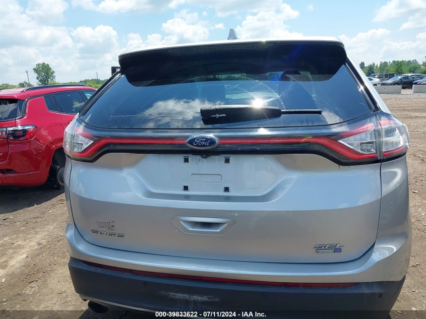 2015 Ford Edge Sel VIN: 2FMTK4J93FBC01325 Lot: 39833622
