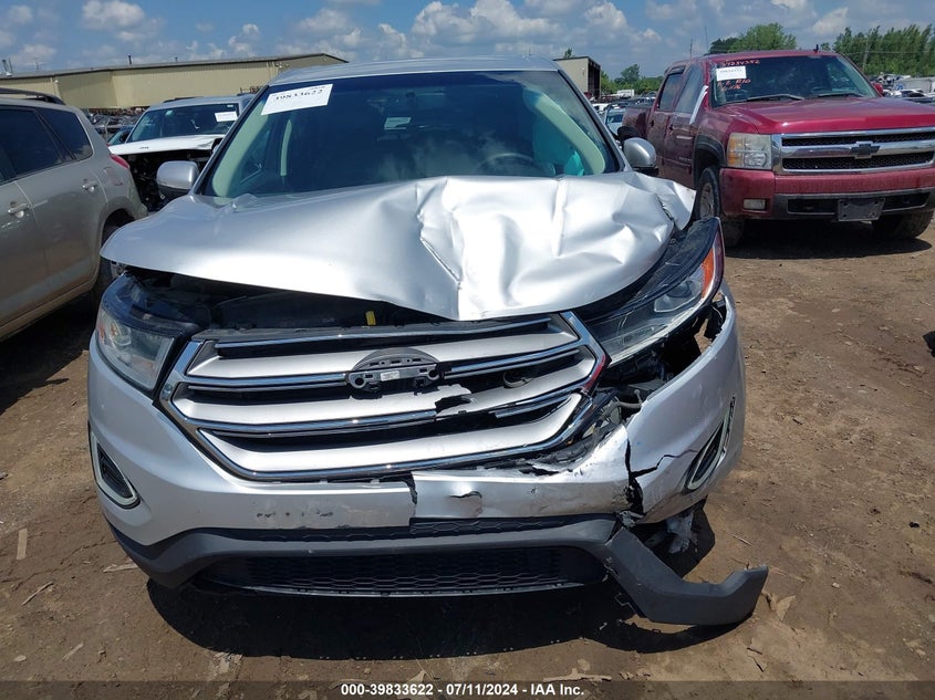 2015 Ford Edge Sel VIN: 2FMTK4J93FBC01325 Lot: 39833622