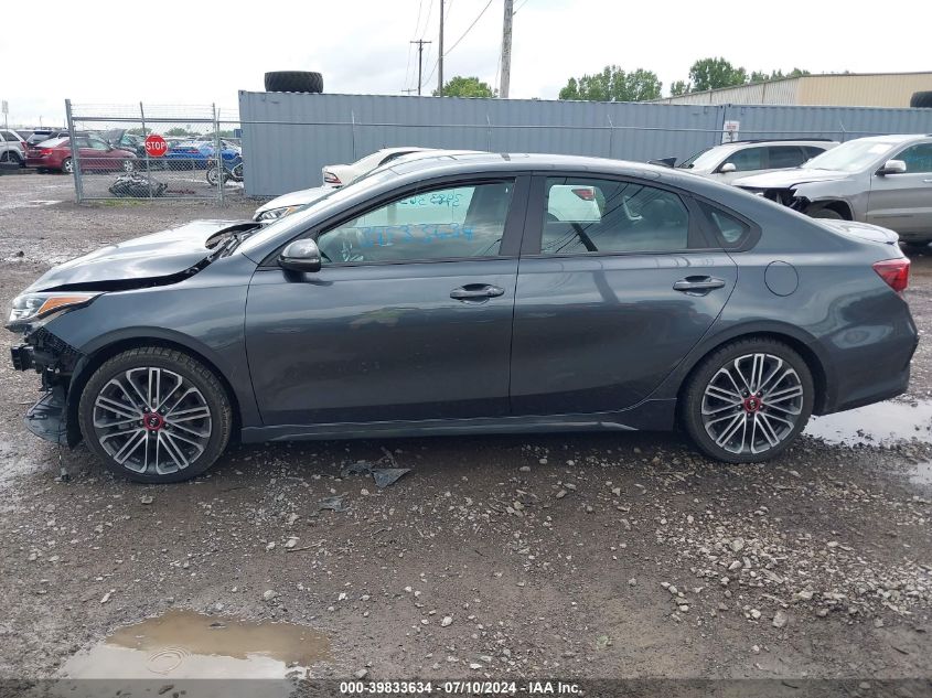 2020 Kia Forte Gt VIN: 3KPF44AC7LE188445 Lot: 39833634