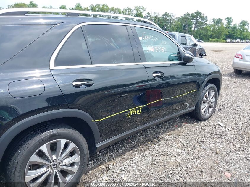 2020 Mercedes-Benz Gle 350 4Matic VIN: 4JGFB4KB5LA080559 Lot: 39833658