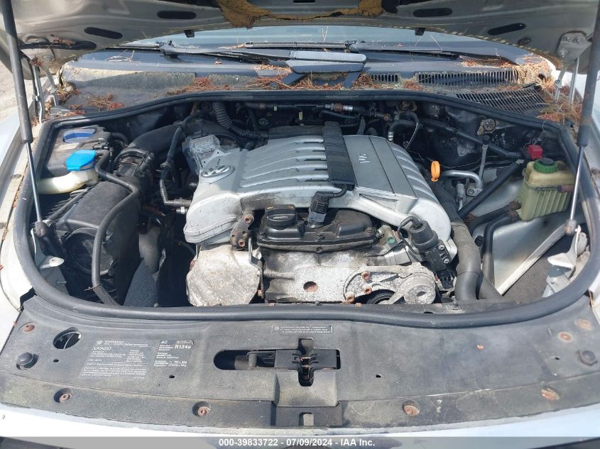 2008 Volkswagen Touareg 2 Vr6 Fsi VIN: WVGBE77L68D025178 Lot: 39833722