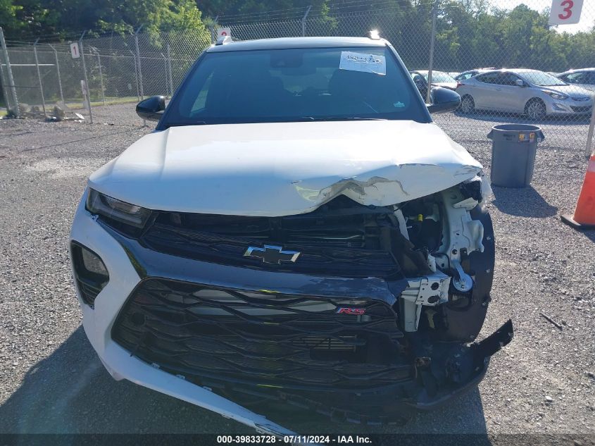 2023 Chevrolet Trailblazer Fwd Rs VIN: KL79MTSL6PB093252 Lot: 39833728