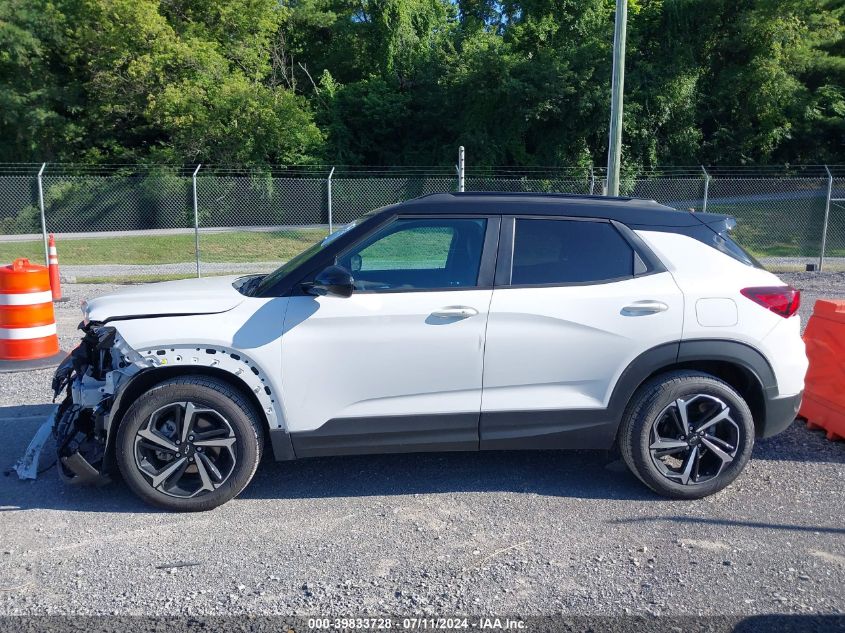 2023 Chevrolet Trailblazer Fwd Rs VIN: KL79MTSL6PB093252 Lot: 39833728