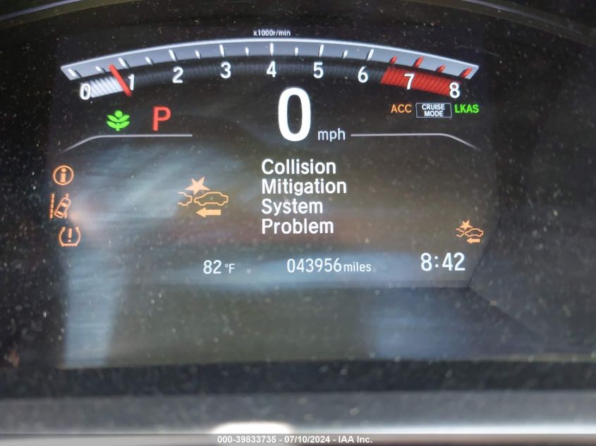 2019 Honda Cr-V Ex VIN: 7FARW1H53KE011790 Lot: 39833735