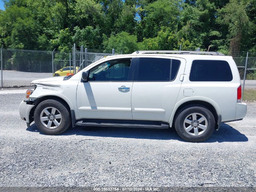 2015 Nissan Armada Sv VIN: 5N1BA0ND1FN609445 Lot: 39833754