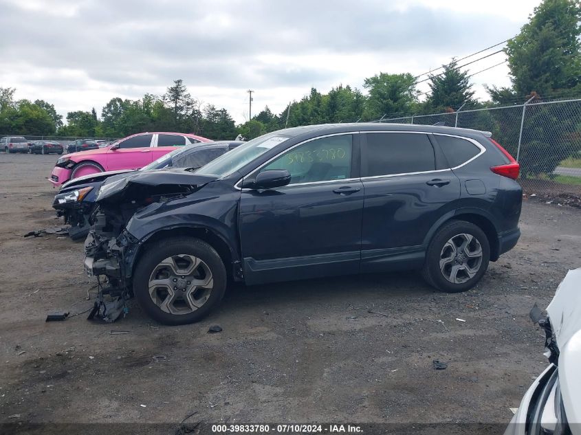 2019 Honda Cr-V Ex VIN: 5J6RW2H52KA011834 Lot: 39833780