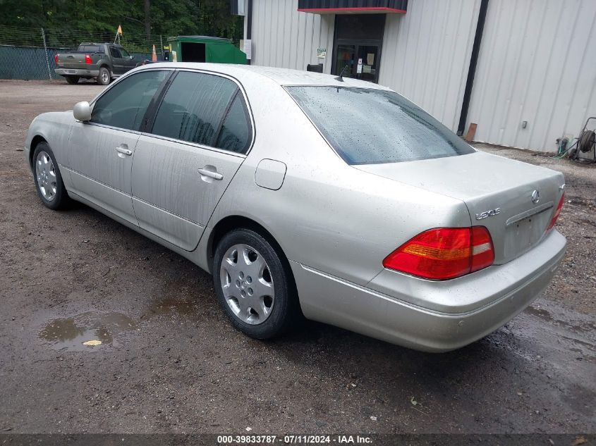 2001 Lexus Ls 430 VIN: JTHBN30F610027350 Lot: 39833787