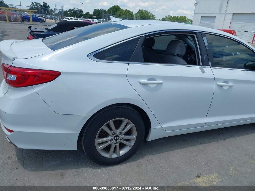 2015 Hyundai Sonata Se VIN: 5NPE24AF2FH031305 Lot: 39833817