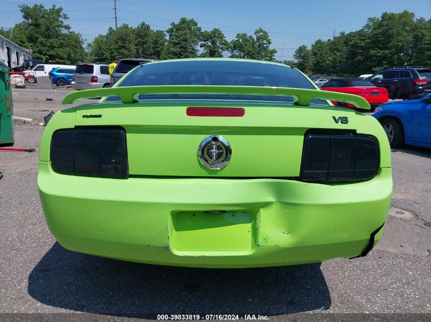 2006 Ford Mustang V6 VIN: 1ZVFT80N165200325 Lot: 39833819