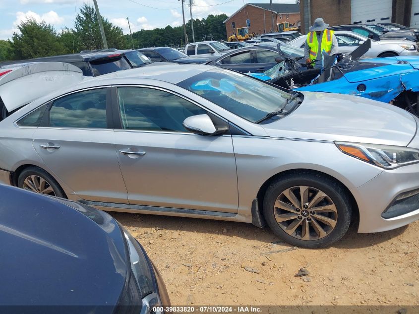 2015 Hyundai Sonata Sport/Limited VIN: 5NPE34AFXFH165976 Lot: 39833820