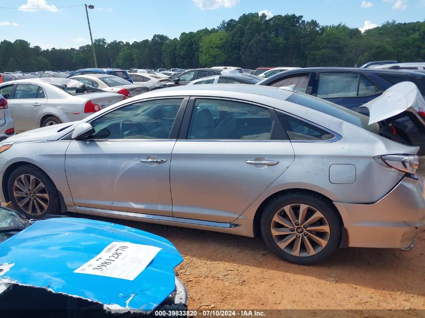 2015 Hyundai Sonata Sport/Limited VIN: 5NPE34AFXFH165976 Lot: 39833820