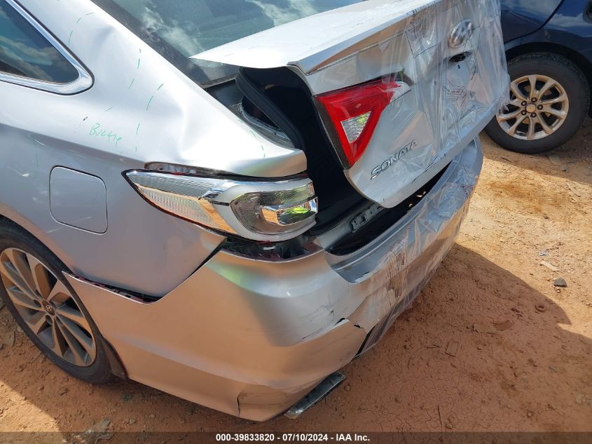 2015 Hyundai Sonata Sport/Limited VIN: 5NPE34AFXFH165976 Lot: 39833820