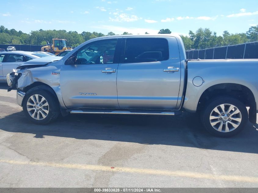 2010 Toyota Tundra Limited 5.7L V8 VIN: 5TFFY5F15AX080114 Lot: 39833828