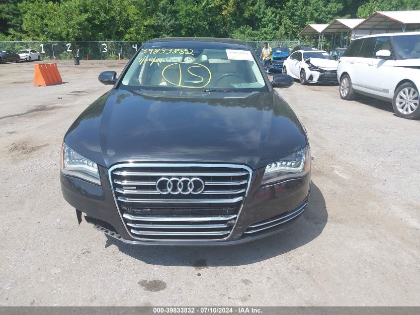 2013 Audi A8 L 3.0T VIN: WAURGAFD2DN003054 Lot: 39833832