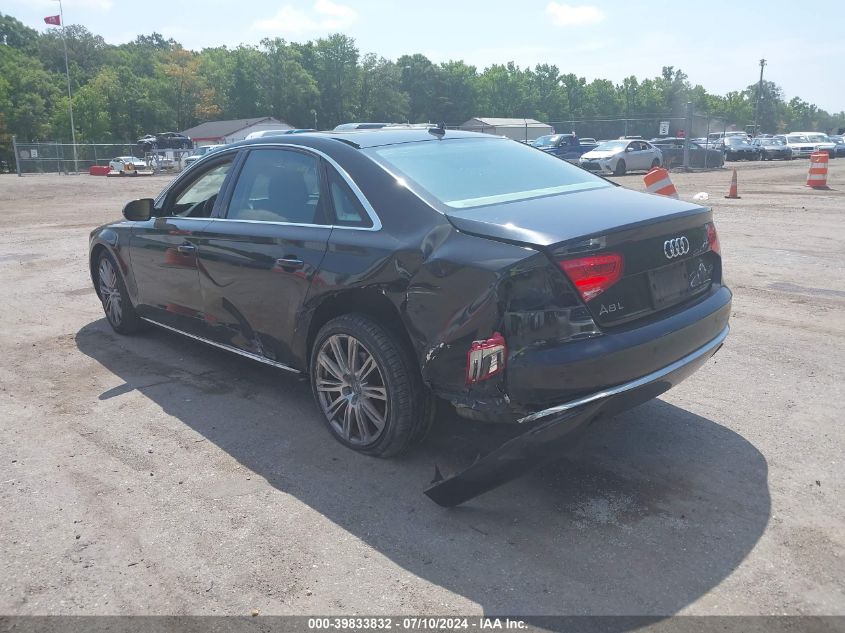 2013 Audi A8 L 3.0T VIN: WAURGAFD2DN003054 Lot: 39833832