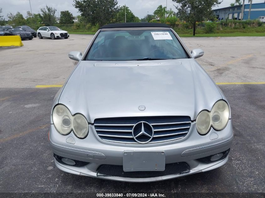 2005 Mercedes-Benz Clk 500 VIN: WDBTK75J05F129344 Lot: 39833840