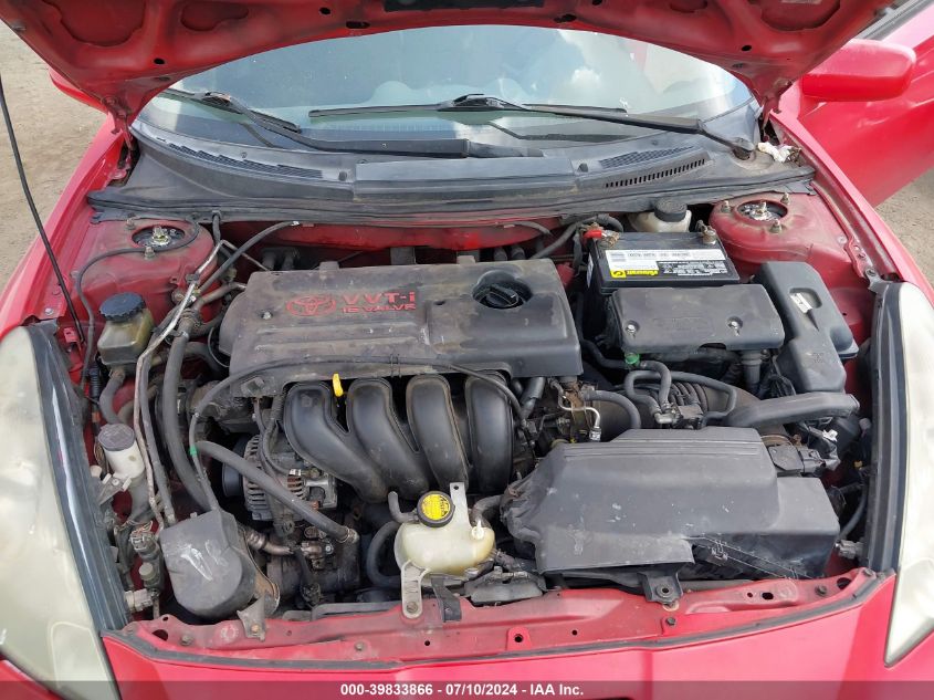 2001 Toyota Celica Gt VIN: JTDDR32T110110847 Lot: 39833866