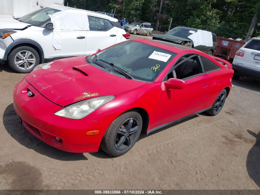 2001 Toyota Celica Gt VIN: JTDDR32T110110847 Lot: 39833866