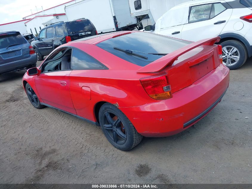 2001 Toyota Celica Gt VIN: JTDDR32T110110847 Lot: 39833866