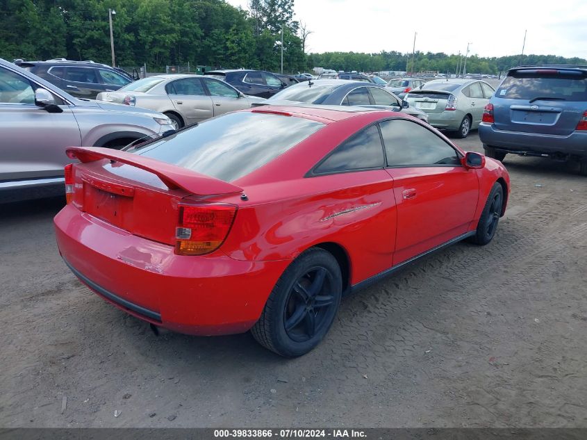 2001 Toyota Celica Gt VIN: JTDDR32T110110847 Lot: 39833866