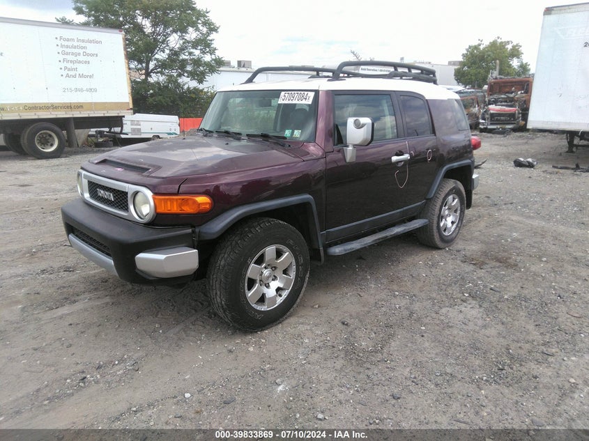 2007 Toyota Fj Cruiser VIN: JTEBU11F370067350 Lot: 39833869