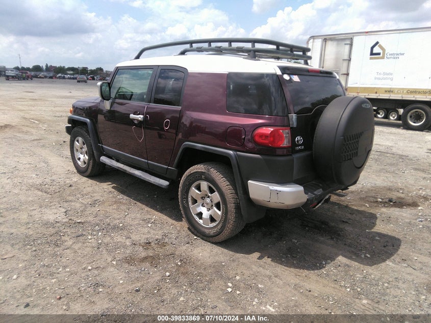 2007 Toyota Fj Cruiser VIN: JTEBU11F370067350 Lot: 39833869