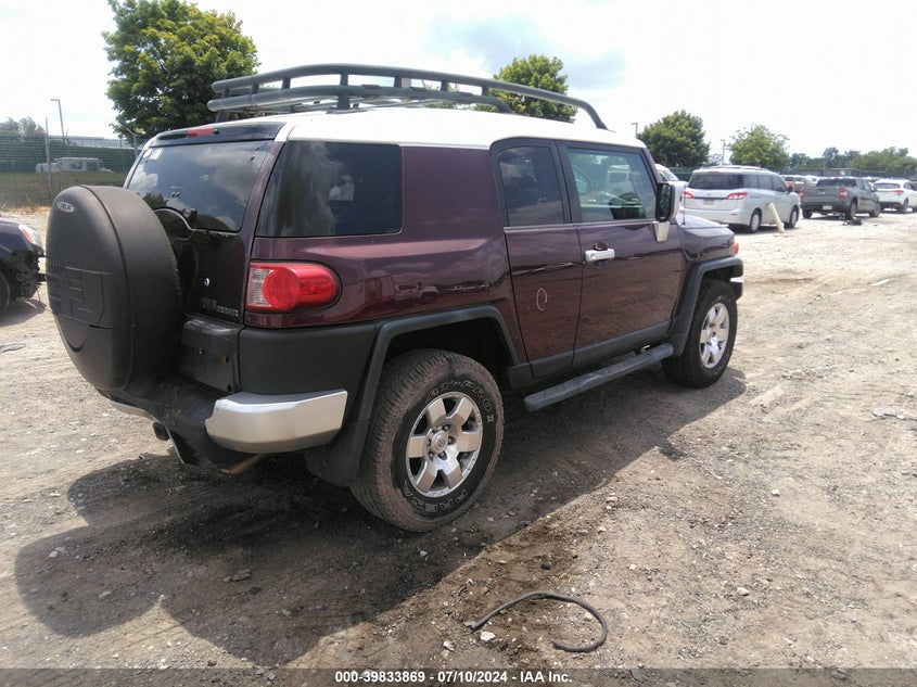 2007 Toyota Fj Cruiser VIN: JTEBU11F370067350 Lot: 39833869