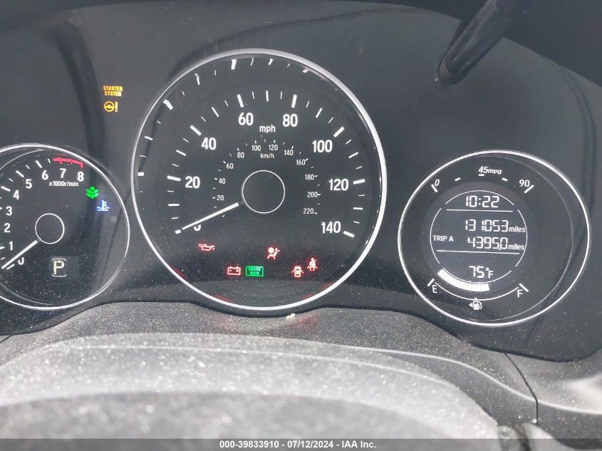 2018 HONDA HR-V EX-L - 3CZRU6H75JM716644