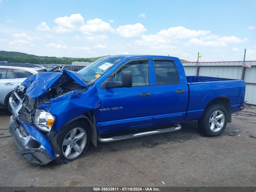 2007 Dodge Ram 1500 Slt/Trx4 Off Road/Sport VIN: 1D7HU18217J560803 Lot: 39833911