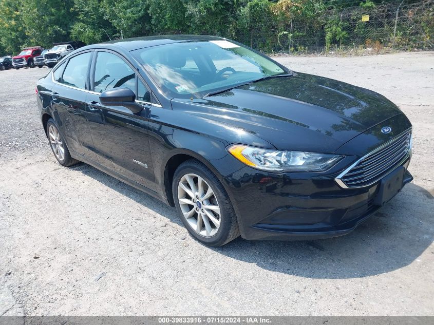 2017 Ford Fusion Hybrid Se VIN: 3FA6P0LU0HR164113 Lot: 39833916