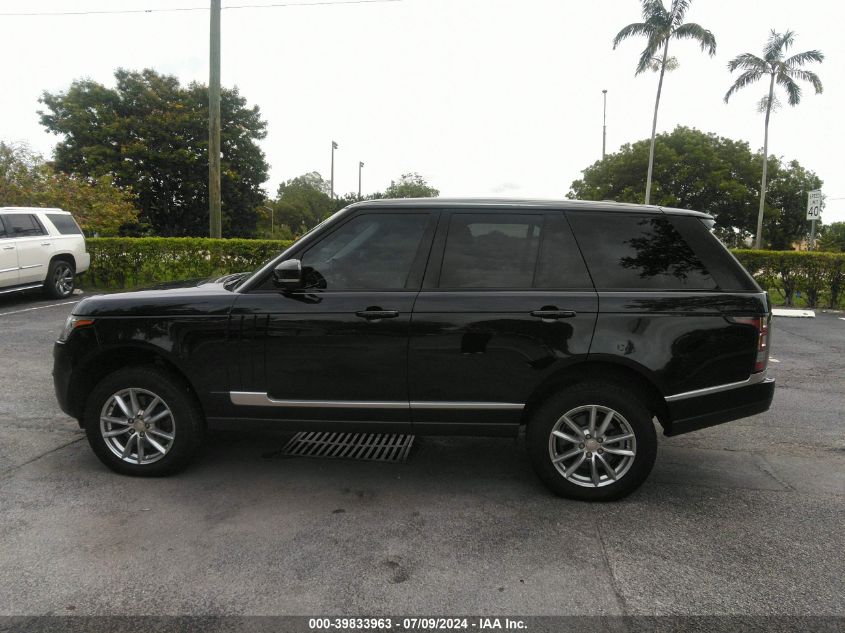 2015 Land Rover Range Rover 3.0L V6 Supercharged VIN: SALGR2VF9FA212324 Lot: 39833963