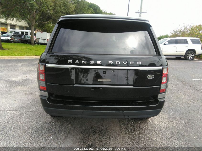2015 Land Rover Range Rover 3.0L V6 Supercharged VIN: SALGR2VF9FA212324 Lot: 39833963