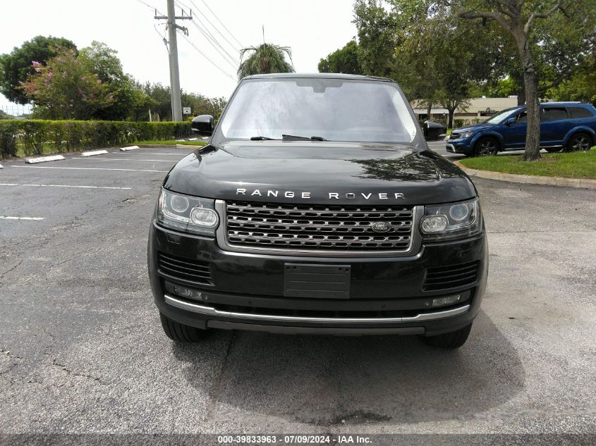 2015 Land Rover Range Rover 3.0L V6 Supercharged VIN: SALGR2VF9FA212324 Lot: 39833963