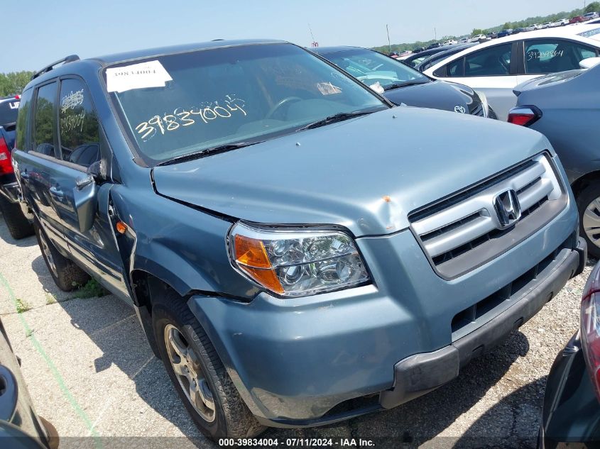 nfsauto - 2006 Honda Pilot Ex 5FNYF28486B049249