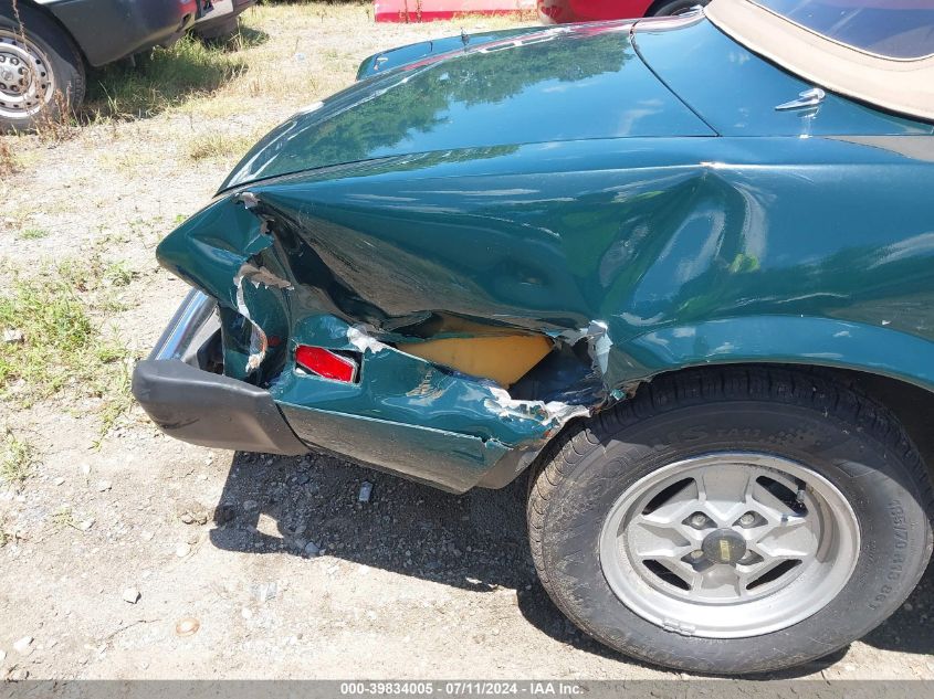 1981 Fiat 124 Spider VIN: ZFAAS00B2B8185454 Lot: 39834005