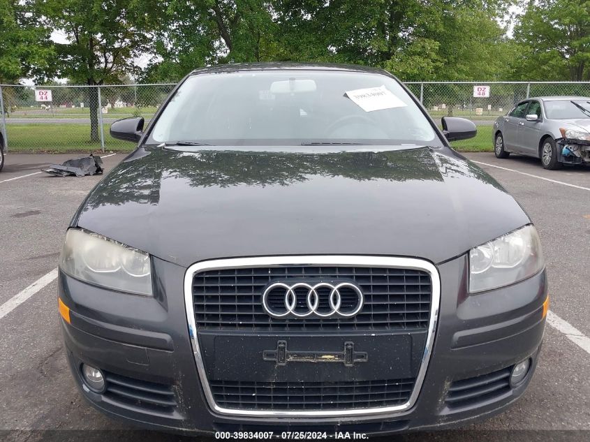 2007 Audi A3 2.0 Premium VIN: WAUNF78P07A100308 Lot: 39834007