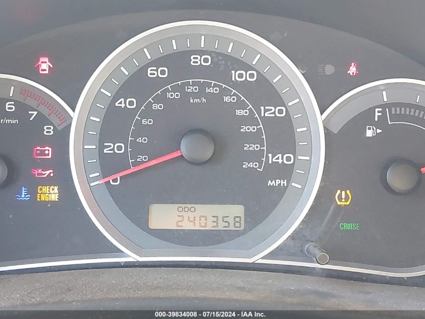 2008 Subaru Impreza 2.5I VIN: JF1GE616X8G511701 Lot: 39834008