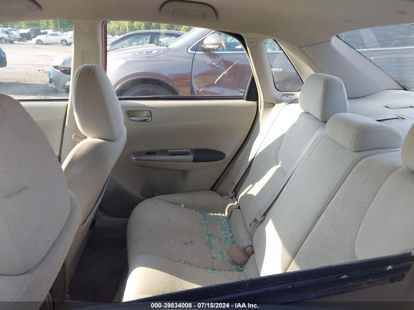 2008 Subaru Impreza 2.5I VIN: JF1GE616X8G511701 Lot: 39834008