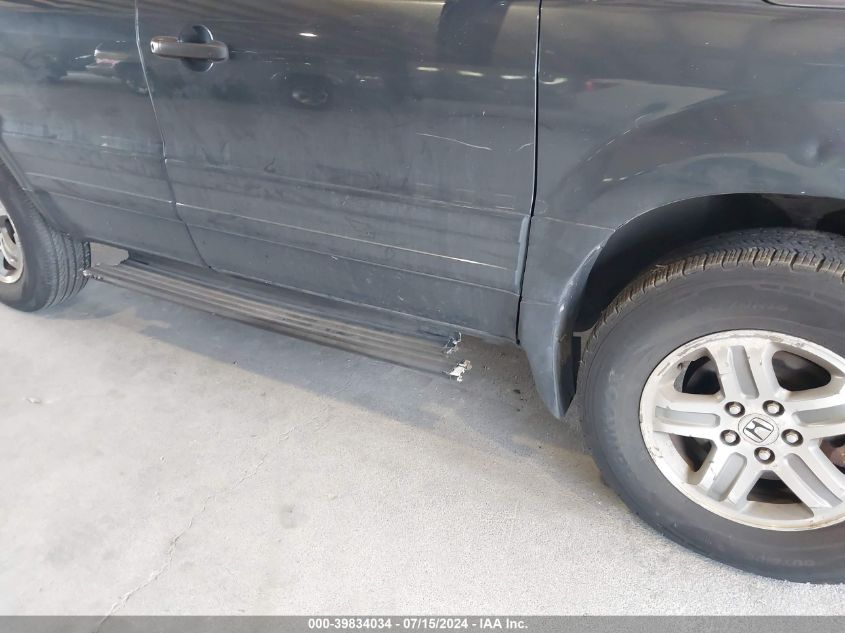 2005 Honda Pilot Ex-L VIN: 5FNYF18535B055980 Lot: 39834034