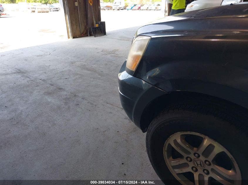 2005 Honda Pilot Ex-L VIN: 5FNYF18535B055980 Lot: 39834034