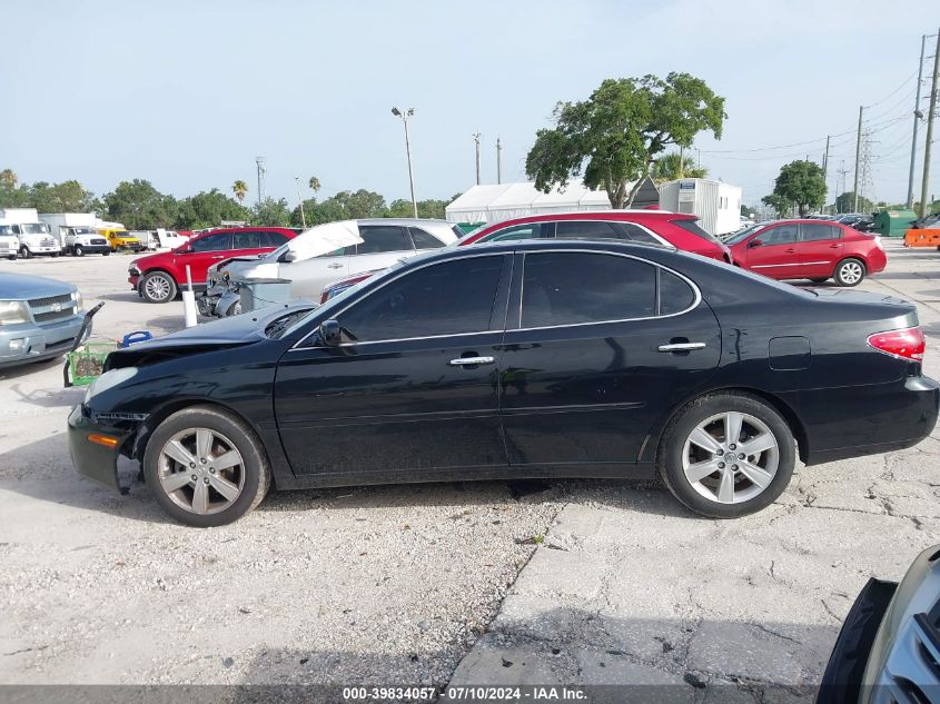 2005 Lexus Es 330 330 VIN: JTHBA30G555124276 Lot: 39834057
