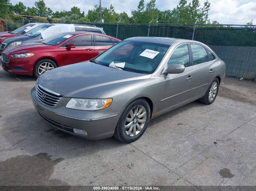 2010 Hyundai Azera Limited VIN: KMHFC4DF1AA460380 Lot: 39834058