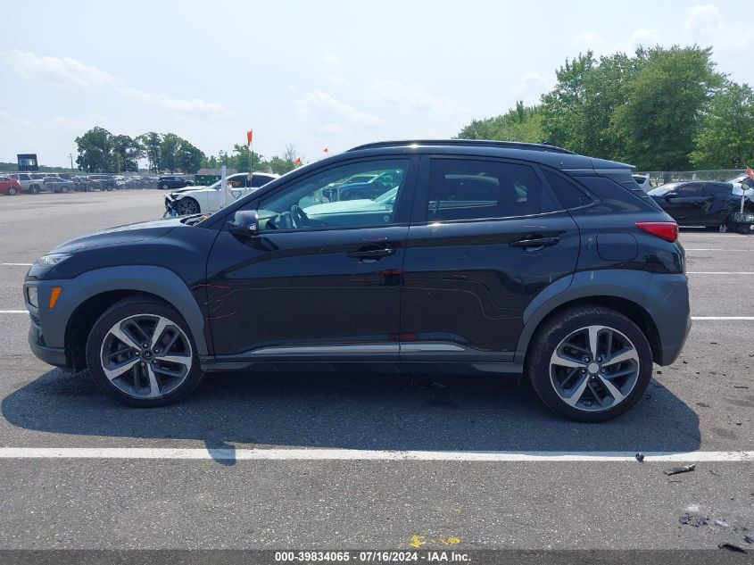 2019 Hyundai Kona Ultimate VIN: KM8K5CA57KU331946 Lot: 39834065