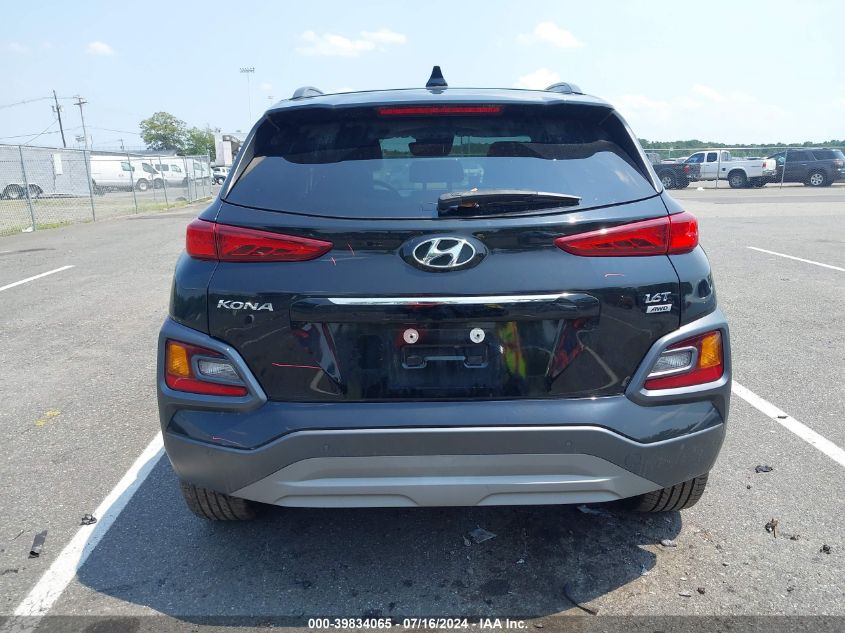 2019 Hyundai Kona Ultimate VIN: KM8K5CA57KU331946 Lot: 39834065