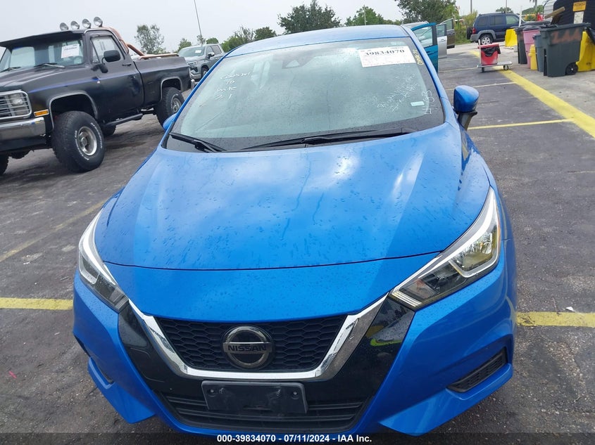 2021 Nissan Versa Sv Xtronic Cvt VIN: 3N1CN8EV7ML891448 Lot: 39834070