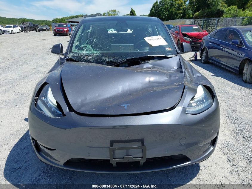 2021 TESLA MODEL Y LONG RANGE DUAL MOTOR ALL-WHEEL DRIVE - 5YJYGDEE1MF267178