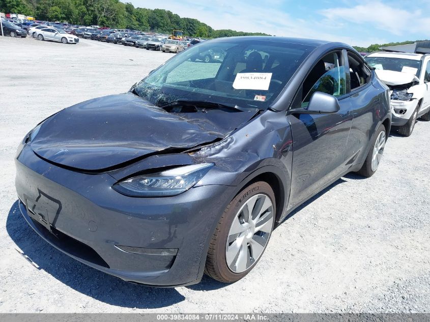 2021 Tesla Model Y Long Range Dual Motor All-Wheel Drive VIN: 5YJYGDEE1MF267178 Lot: 39834084