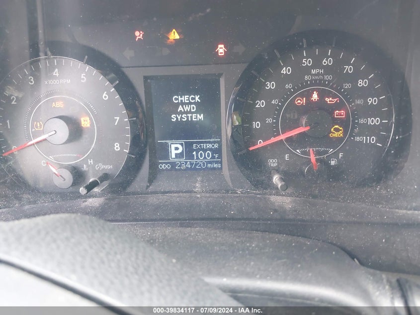 2015 Toyota Sienna Le 7 Passenger VIN: 5TDJK3DC9FS096804 Lot: 39834117